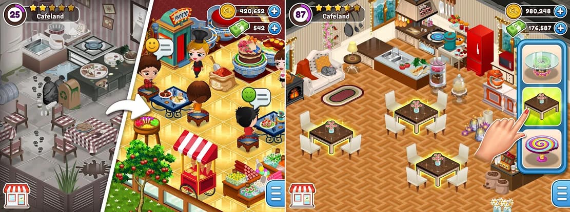 cafeland - world kitchen mod apk