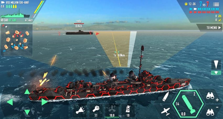 tải Battle of Warships mod